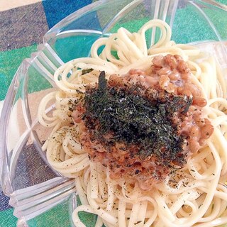 納豆と海苔のぶっかけうどん★